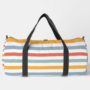 Sac De Sport Été Coloré Surf Ésthétique Lignes Horizontales Bo