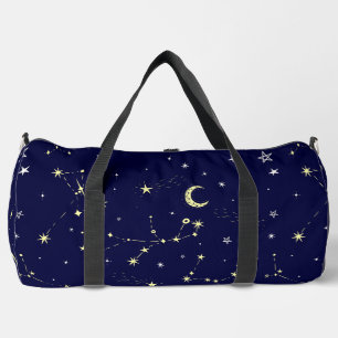 Sac De Sport étoile de lune céleste constellation bleue