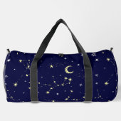 Sac De Sport étoile de lune céleste constellation bleue (Verso)
