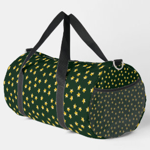 Sac De Sport étoiles d'or sur vert