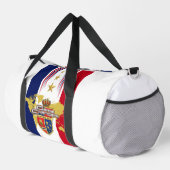 Sac De Sport Étoiles rouges, blanches, bleues et dorées (Coin droit)