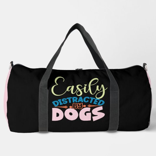 Sac De Sport Facilement Distrait Par Les Chiens (Recto)
