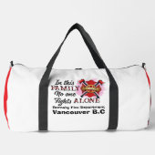 Sac De Sport Family Fights Together Back Red (Recto)