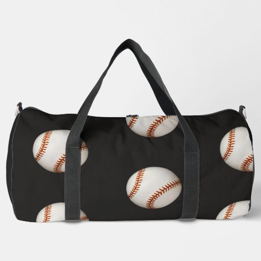 Sac De Sport Fan de baseball noir (Recto)