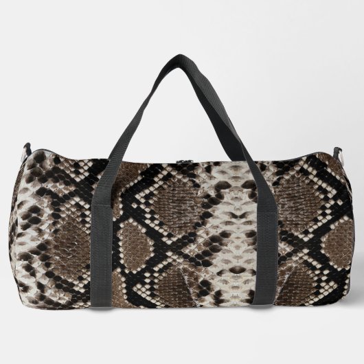 Sac De Sport Faux Reticulated Python Snake Skin (Recto)