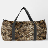 Sac De Sport Faux Serpent à Sonnette Cuir (Recto)