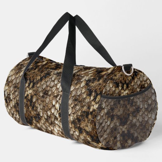 Sac De Sport Faux Serpent à Sonnette Cuir (Coin droit)