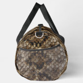 Sac De Sport Faux Serpent à Sonnette Cuir (Droite)