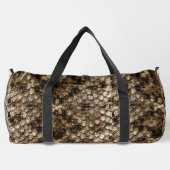 Sac De Sport Faux Serpent à Sonnette Cuir (Verso)