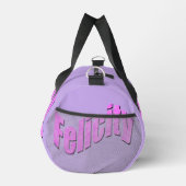 Sac De Sport Felicity Nom En Rose, (Droite)