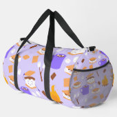 Sac De Sport feu de camp marshmallow chocolat smoré violet (Coin droit)
