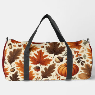 Sac De Sport feuille/citrouille/cavernes Automne