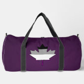 Sac De Sport Feuille d'érable de fierté de l'aséxualité (Recto)