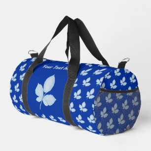 Sac De Sport Feuilles de brique d'impression Cyano