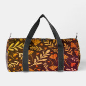 Sac De Sport Feuilles et fleurs d'automne (Verso)