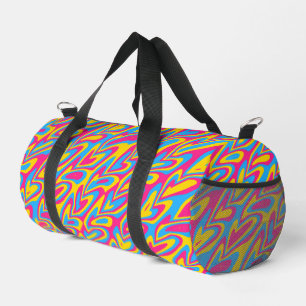 Sac De Sport Fière de la pansexualité groovy trippy ondulée et