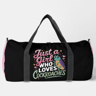 Sac De Sport Fille aime les blattes humour de bug