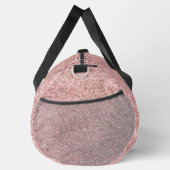 Sac De Sport Fille Rose Parties scintillant or étincelles Nom d (Droite)
