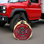 Sac De Sport Fire Truck Candy Cane Personalized