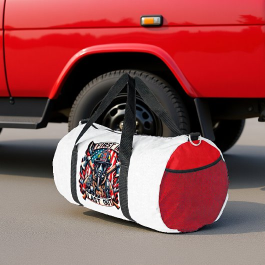 Sac De Sport First In Last Out Firefighter