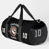 Sac De Sport Flames "Personnalisable" Baseball (Coin droit)