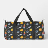 Sac De Sport Flames Sun Moon et télescope (Recto)