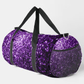 Sac De Sport Flamme de parties scintillant violet foncé (Coin droit)