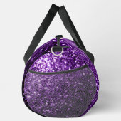Sac De Sport Flamme de parties scintillant violet foncé (Droite)