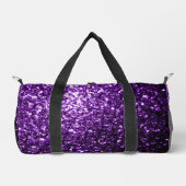 Sac De Sport Flamme de parties scintillant violet foncé (Recto)
