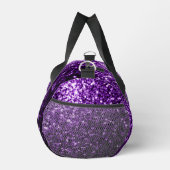 Sac De Sport Flamme de parties scintillant violet foncé (Droite)