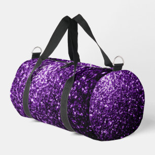 Sac De Sport Flamme de parties scintillant violet foncé