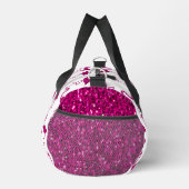 Sac De Sport Flamme rose étincelant flamant brillant Monogram (Droite)