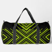 Sac De Sport Flèches en Lime vert et noir (Recto)