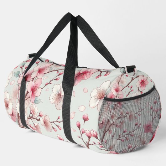 Sac De Sport Fleur de Cerisier (Coin droit)