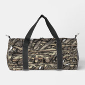 Sac De Sport Fleur de flamme d'or (Recto)