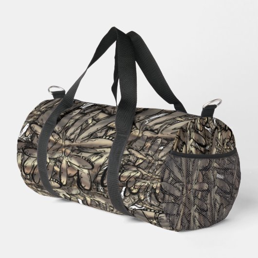 Sac De Sport Fleur de flamme d'or (Coin droit)