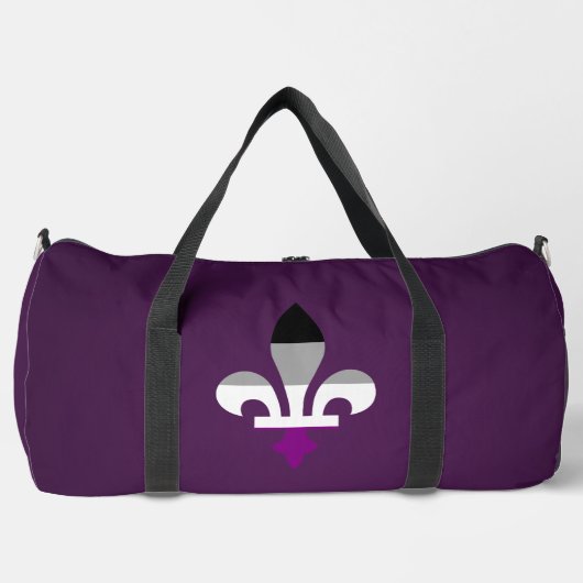 Sac De Sport Fleur-de-lis de fierté de l'aséxualité (Recto)