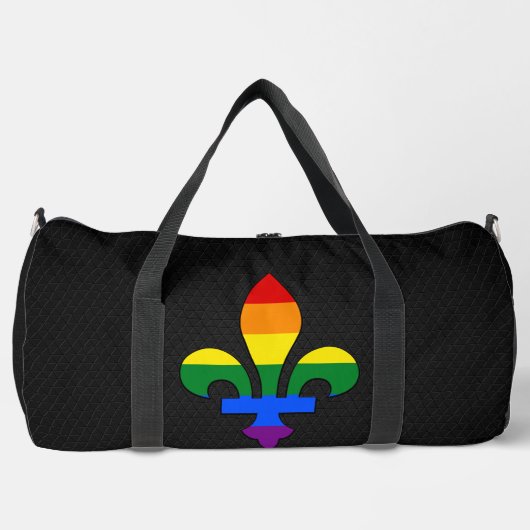 Sac De Sport fleur-de-lis de fierté LGBT (Recto)