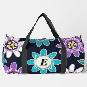 Sac De Sport Fleur de passion Monogramme sur mesure Floral Gran