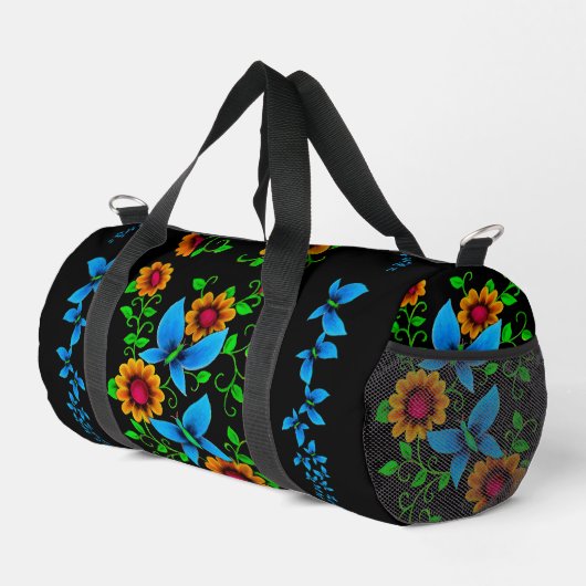 Sac De Sport Fleur Doodle (Coin droit)