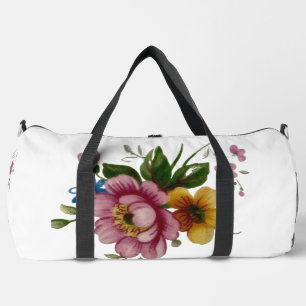 Sac De Sport Fleur inspirée de la porcelaine