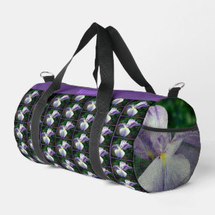 Sac De Sport Fleur Iris Japonaise Se Dépliant Personnalisé