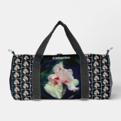Sac De Sport Fleur Iris Rose Art Abstrait Personnalisé (Recto)