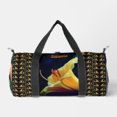 Sac De Sport Fleur jaune Abstraite personnalisée (Recto)