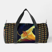 Sac De Sport Fleur jaune Abstraite personnalisée (Verso)