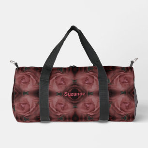 Sac De Sport Fleur Rouge Abstraite personnalisée