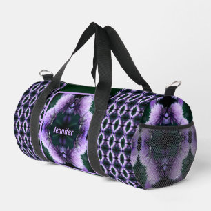Sac De Sport Fleur violet Allium Abstrait Personnalisé