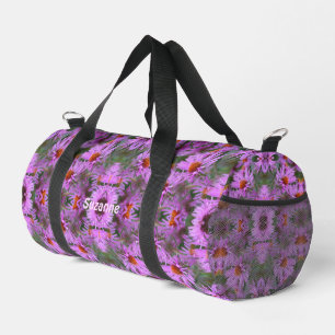 Sac De Sport Fleurs d'aster rose de la Nouvelle-Angleterre pers