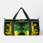 Sac De Sport Fleurs de géranium sauvage personnalisées (Recto)
