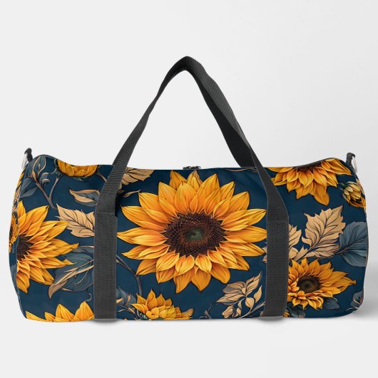 Sac De Sport Fleurs de soleil (Recto)